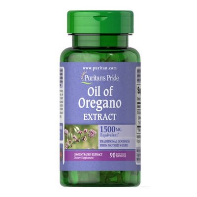 Puritan's Pride Oil of Oregano Extract 150 mg 90 капсул 06555 фото