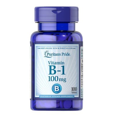 Puritan's Pride Vitamin B-1 100 mg 100 таб. 1670 фото