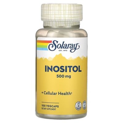 Solaray Inositol 500 mg 100 капсул SOR-04358 фото