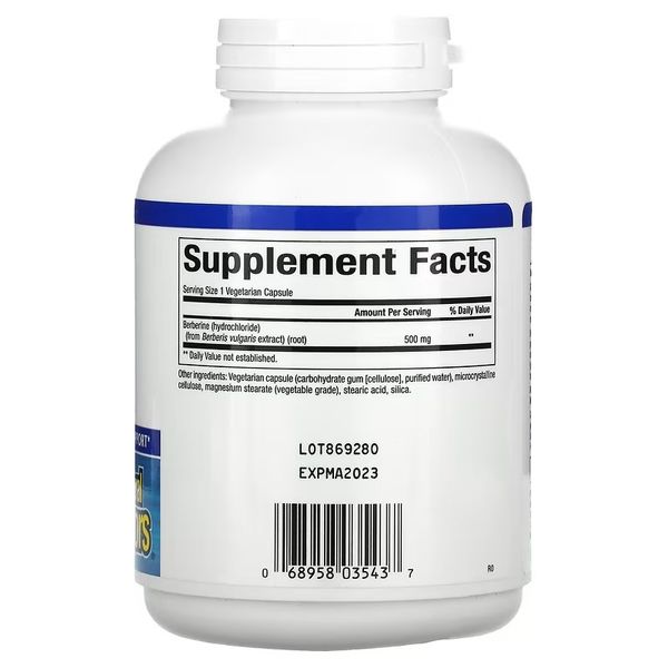 Natural Factors WellBetX Berberine 500 mg 120 капсул NFS-03543 фото