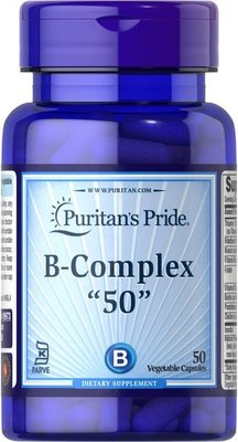 Puritan's Pride Vitamin B-50 Complex 50 Капсул 1924 фото