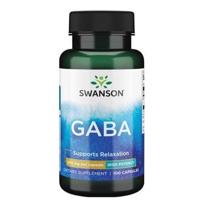 Swanson GABA 500 mg 100 caps 1157 фото