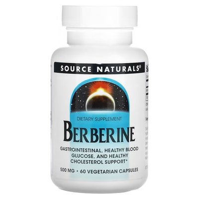 Source Naturals Berberine 500 mg 60 капсул SNS-02783 фото