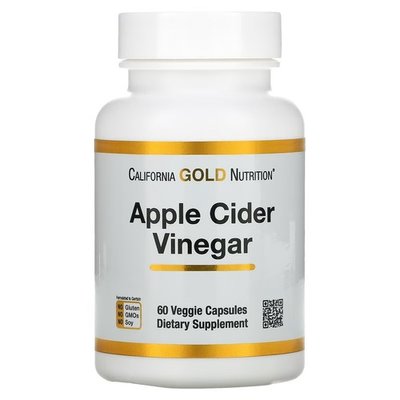 California Gold Nutrition Apple Cider Vinegar 60 капсул CGN-01905 фото