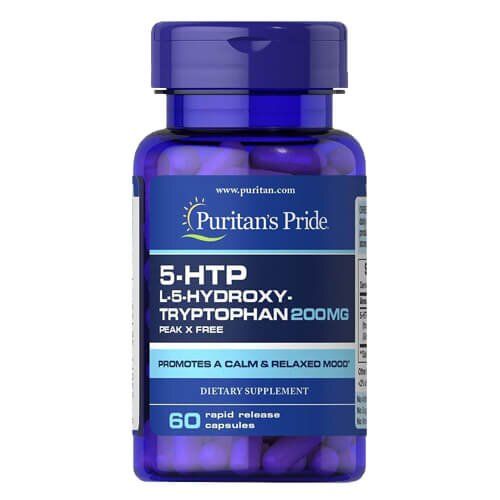 Puritan's Pride 5-HTP 200 mg 60 капс 1072 фото