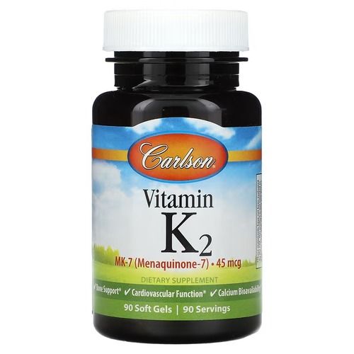 Carlson Vitamin K2 MK-7 45 mcg 90 капсул CAR-10110 фото