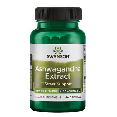 Swanson Ashwagandha Extract 450 mg 60 капсул SWH0287 фото