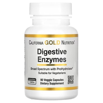 California Gold Nutrition Digestive Enzymes 90 капсул CGN-01155 фото