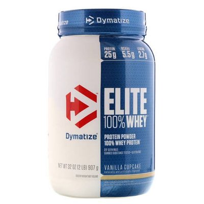 Dymatize Elite Whey Protein 907 грам, Полуниця 995 фото