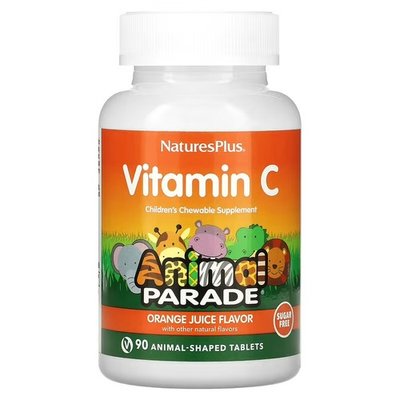 NaturesPlus Vitamin C (Sugar Free) 90 жувальних таблеток 01951 фото