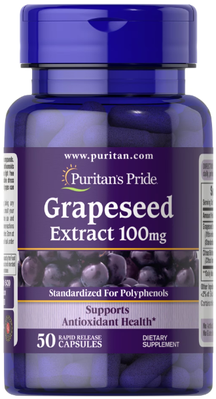 Puritan's Pride Grapeseed Extract 100 mg 50 капс 05430 фото