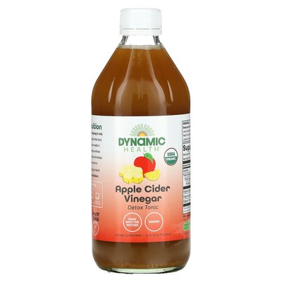 Dynamic Health Apple Cider Vinegar Detox Tonic 473 ml DNH65664 фото
