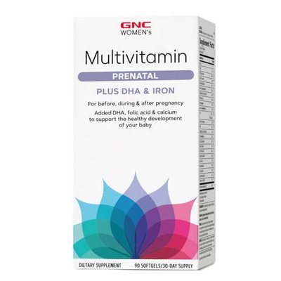 GNC Women's Multivitamin Prenatal Formula 90 рідких капсул 1035 фото
