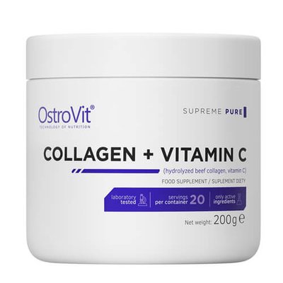 Ostrovit Collagen + Vitamin C 200 грам, Без смаку 1750 фото