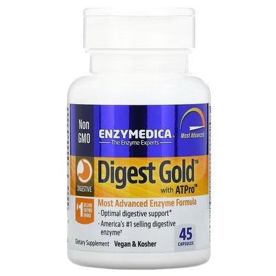 Enzymedica Digest Gold with ATPro 45 капсул ENZ-20211 фото