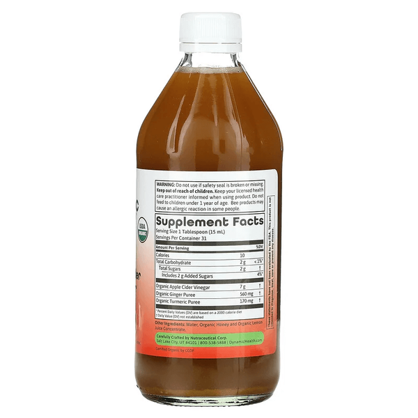 Dynamic Health Apple Cider Vinegar Detox Tonic 473 ml DNH65664 фото