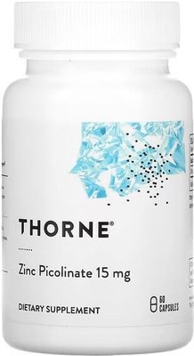 Thorne Zinc Picolinate 15 mg 60 капс. THR-21002 фото