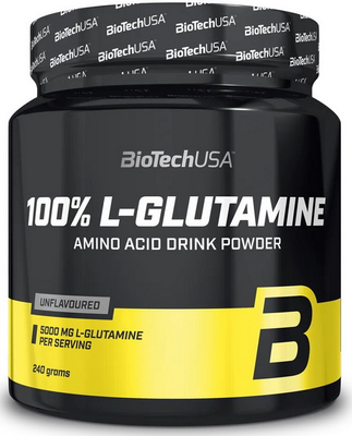 Biotech USA 100% L-Glutamine 240 грам 756 фото