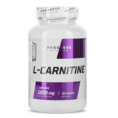 Progress Nutrition L-Carnitine 1000 mg 30 табл 1326 фото