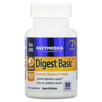 Enzymedica Digest Basic Essential Enzyme Formula 30 капсул ENZ-29050 фото