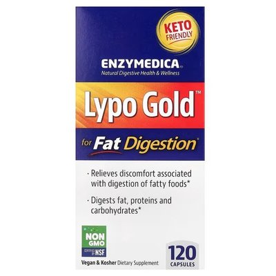 Enzymedica Lypo Gold For Fat Digestion 120 капсул ENZ-98131 фото