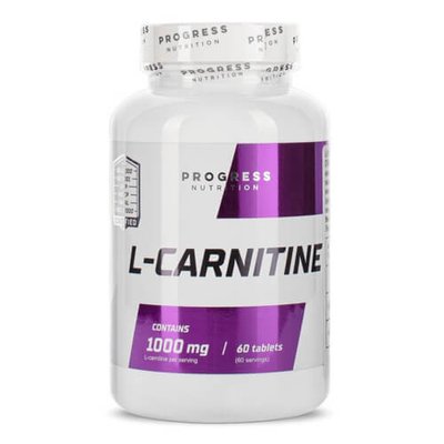 Progress Nutrition L-Carnitine 1000 mg 60 табл 1327 фото