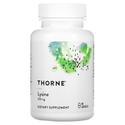 Thorne L-Lysine 500 mg 60 капсул THR-51602 фото