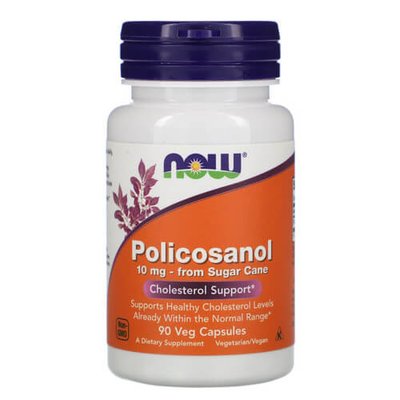 NOW Policosanol 10 mg 90 капс 1455 фото