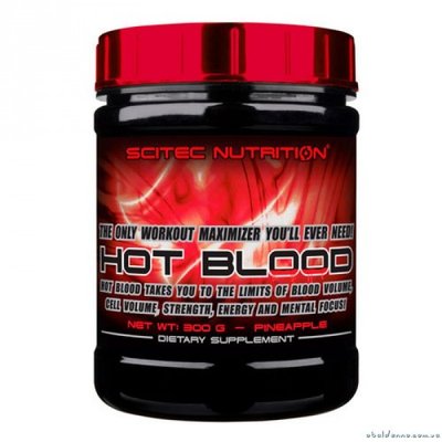 Scitec Nutrition Hot Blood 3.0 300 грам, Гуарана 226 фото