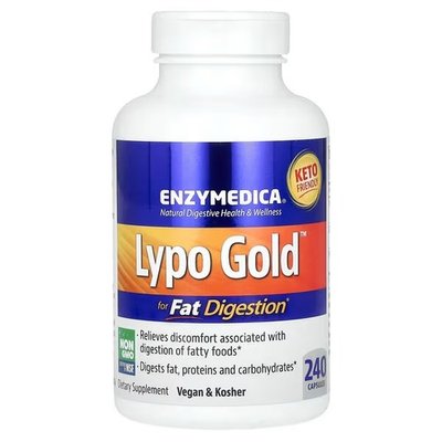 Enzymedica Lypo Gold For Fat Digestion 240 капсул ENZ-98132 фото