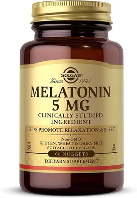 Solgar Melatonin 5 мг 60 таблеток SOL-1936 фото