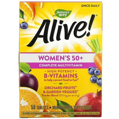 Nature's Way Alive! Women's 50+ Complete Multivitamin 50 таблеток NWY-013662 фото