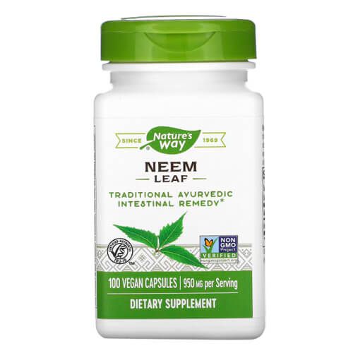 Nature's Way Neem Leaf 475 mg 100 капсул NWY-15120 фото