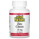 Natural Factors Zinc Citrate 15 mg 90 таблеток NFS-1678 фото 1