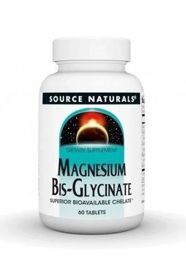 Source Naturals Magnesium Bis-Glycinate 60 таблеток SNS-02131 фото