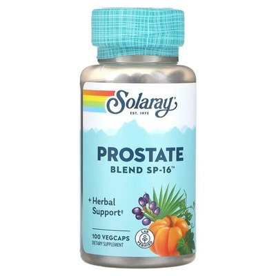 Solaray Prostate Blend SP-16 100 рослинних капсул SOR-02160 фото