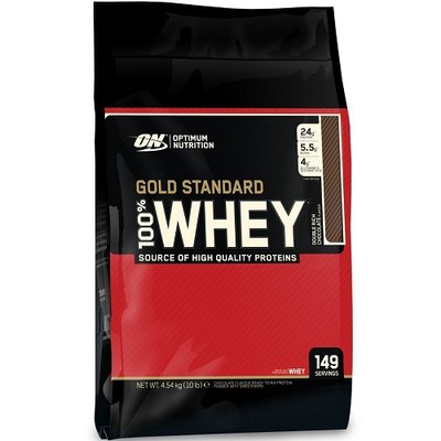 100% Whey Gold Standard 4540 грам, Молочный шоколад 2 фото