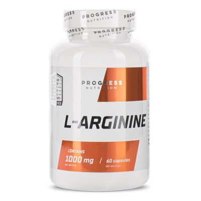 Progress L-Arginine 1,000 mg 60 капс 1252 фото