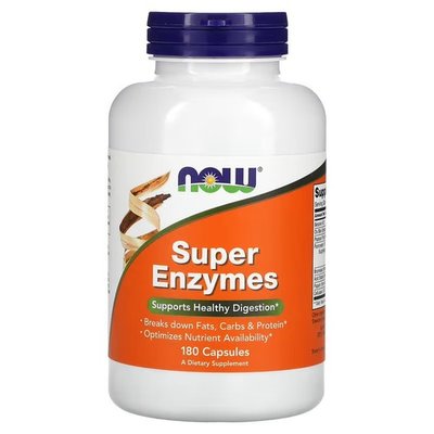 NOW Super Enzymes 180 капсул NOW-02964 фото