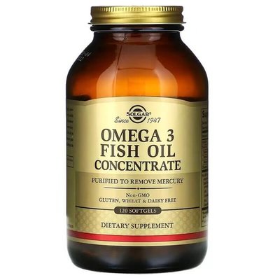 Solgar Omega-3 Fish Oil 2000 мг 120 капсул SOL-1788 фото