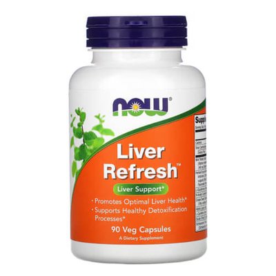 NOW Liver Refresh 90 капсул 01577 фото