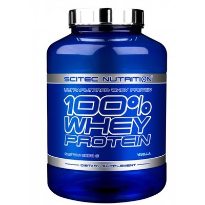 Scitec 100% Whey Protein 2350 грам, Полуниця 4 фото