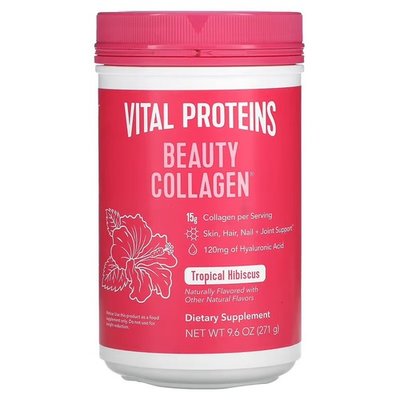 Vital Proteins Beauty Collagen 271 грам, Тропічний гібіскус VTP-0819 фото