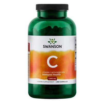 Swanson Vitamin C with Rose Hips 1000 mg 250 табл 1001 фото