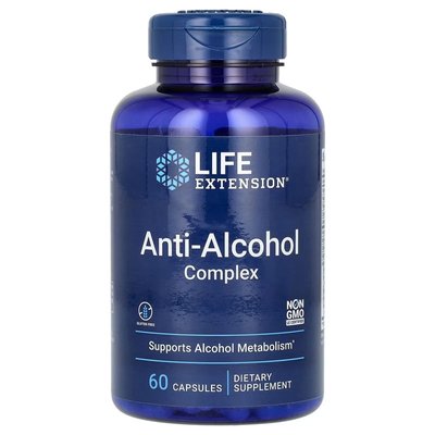 Life Extension Anti-Alcohol Complex 60 капсул LEX-22400 фото