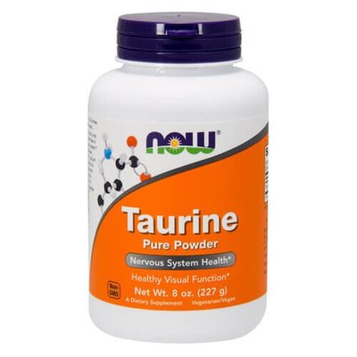 NOW Taurine Pure Powder 227 грам NOW-00260 фото