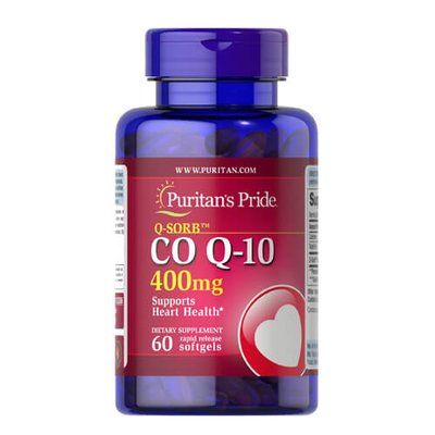 Puritan's Pride Co Q-10 400 mg 60 капсул 13336 фото