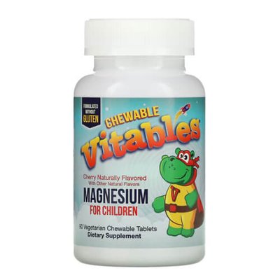 Vitables Chewable Magnesium for Children 90 жувальних таблеток 1698 фото