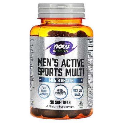 NOW Foods Men's Active Sports Multi 90 капсул NOW-03333 фото