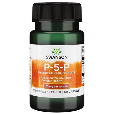 Swanson P-5-P 20 mg 60 капсул SW01709 фото